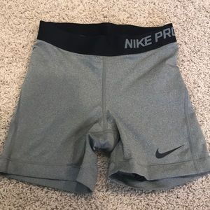 Gray Nike Pros